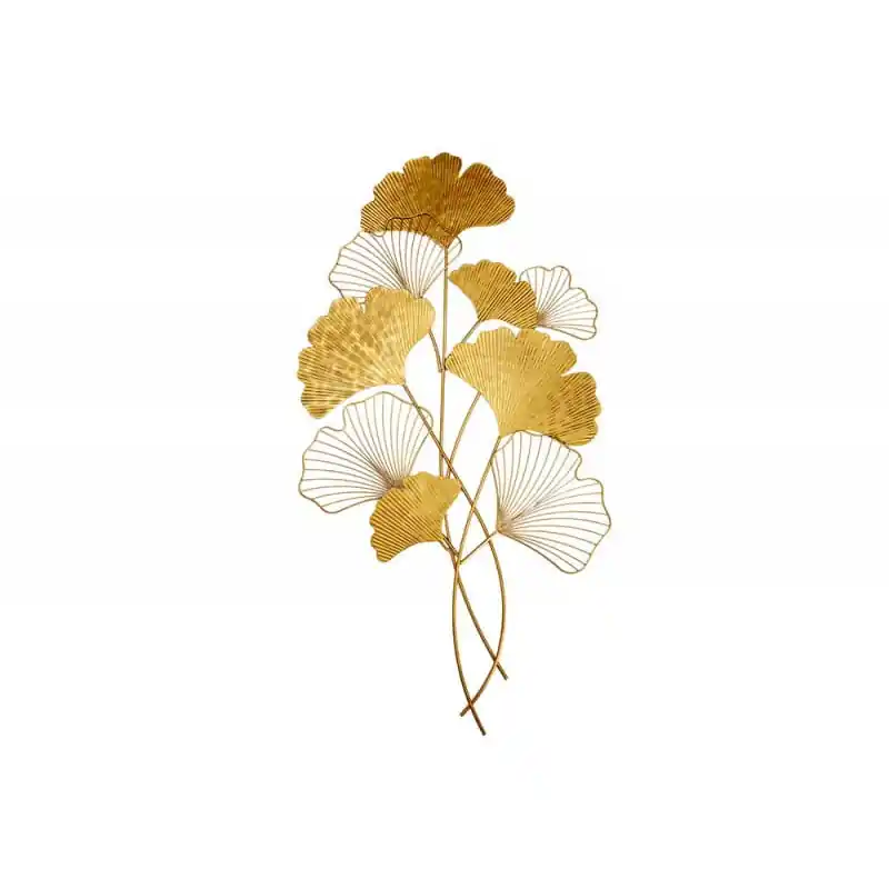 Promocja Dekoracja ścienna Gingko złota 110 cm - Invicta