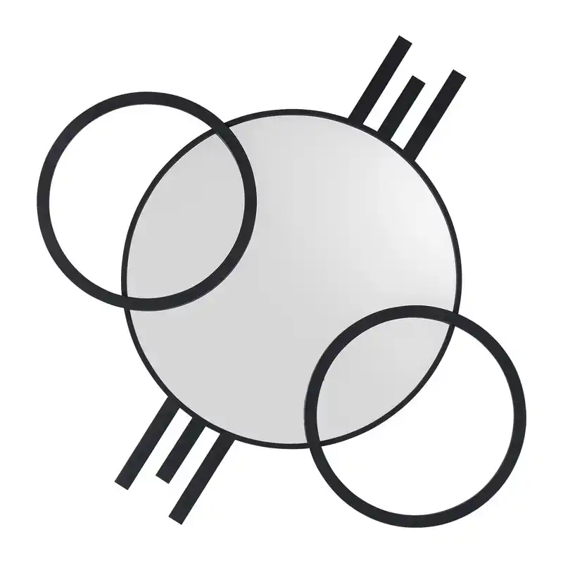Lustro ścienne Triple Circle 124x119cm - Kare Tani
