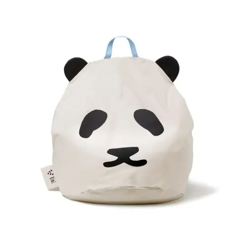 Puf BINI WITH PANDAS | z niebieskim uchwytem Szybka wysyłka