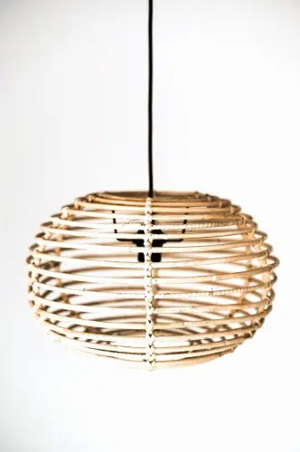 Rabat Rattanowa lampa Moon