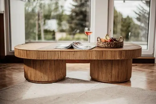 Premium Rattanowy stolik Aila