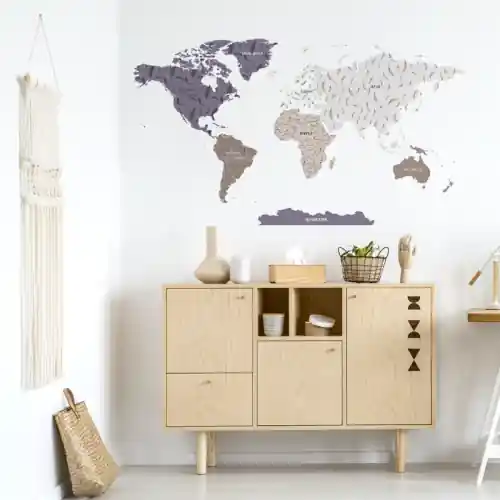 Popularny MAPA ŚWIATA DK332 Yokodesign