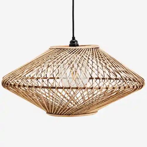 Wybór klientów Bambusowa lampa sufitowa - Diament | Madam Stoltz