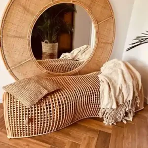 Rattanowa ławka CROCODILE | Bally Hands Nowość