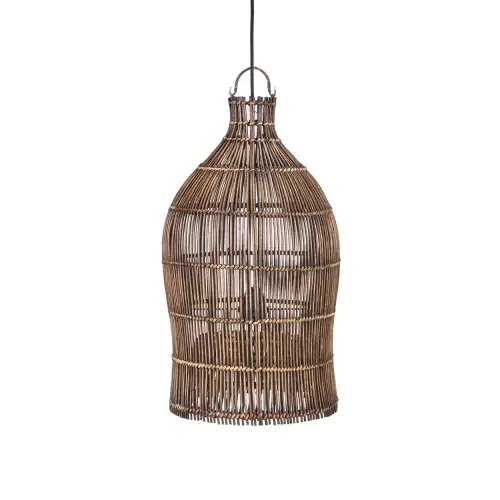 Lampa The Woven Bell - Ciemny Orzech - S | Bazar Bizar Bezpieczne zakupy