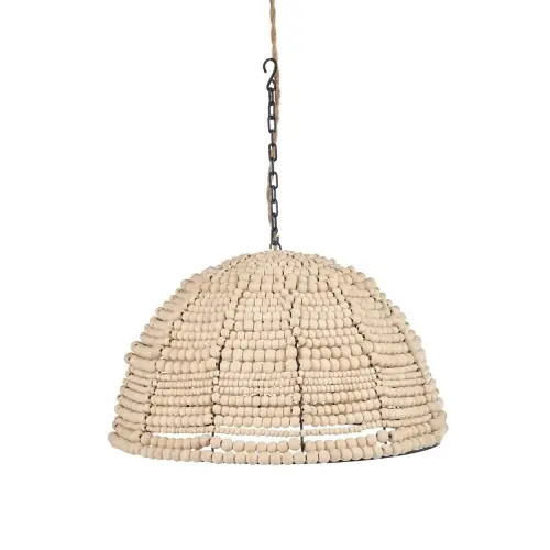 Zniżka Lampa The Wooden Bead Dome | Bazar Bizar