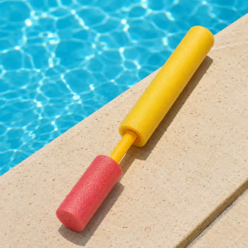 Pistolet piankowy na wodę żółto czerwony 30cm AQUA PISTOL Niska cena
