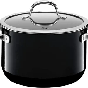Bezpieczna płatność SILIT Passion Black garnek 20cm, 3,7l