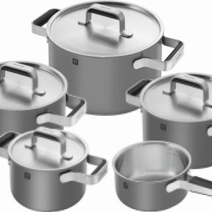 ZWILLING Pure zestaw garnków 5 cz, szary Obniżka ceny