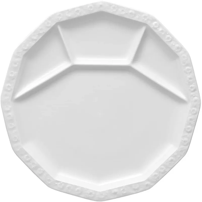 Premium ROSENTHAL Biała Maria talerz dzielony 28cm