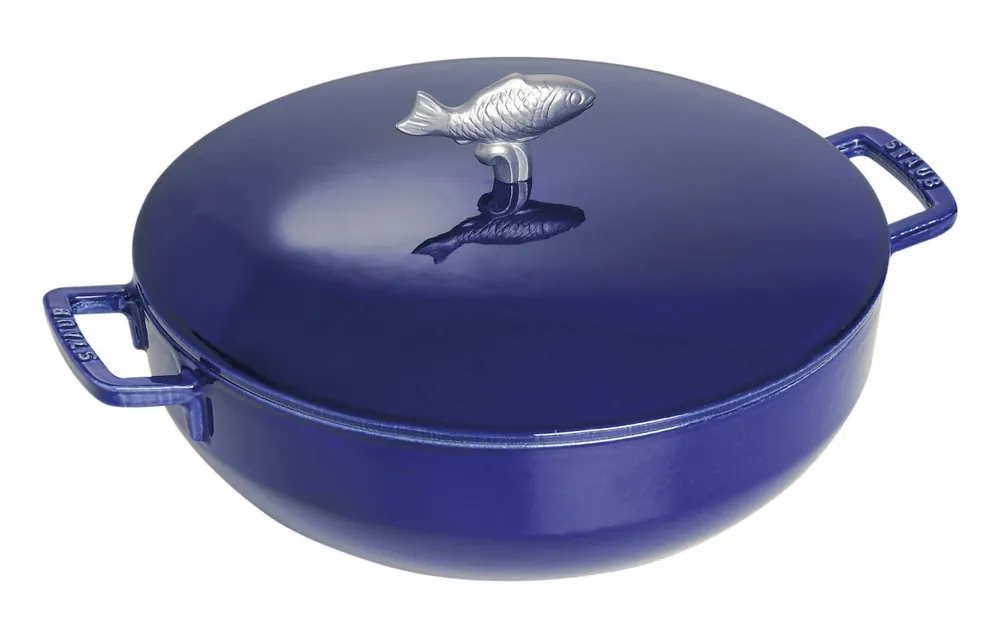 Ograniczona ilość Staub Special Cocotte - Garnek do zup rybnych 4,65 l, niebieski