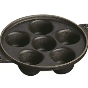 Staub - patelnia do ślimaków 24 cm, czarny Super okazja