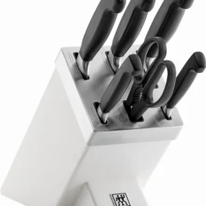 Zwilling Four Star - zestaw 5 noży w bloku samoostrzącym biały Kup teraz