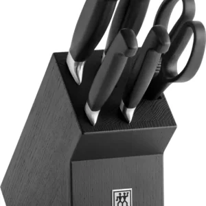 Zwilling Four Star - zestaw 4 noży w bloku czarny Promocja