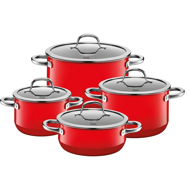 SILIT PASSION RED 4cz. - Zestaw garnków Ostatnie sztuki