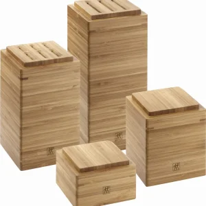 Zwilling Storage - zestaw 4 pojemników bambusowych Nie przegap