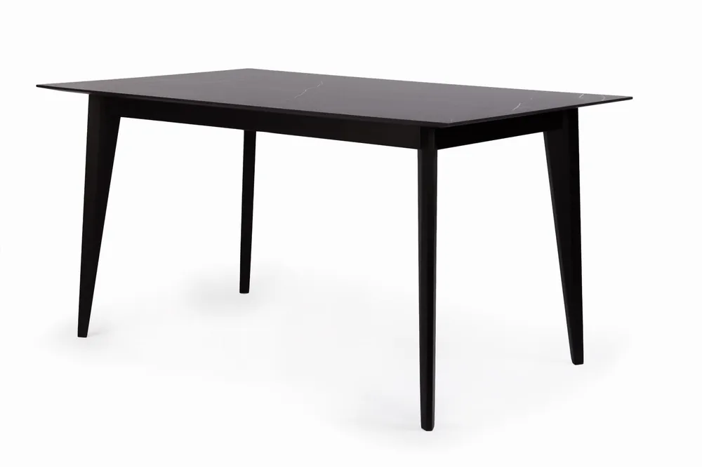 Stół Bord rozkładany 160 grey pitra (ciemny marmur) Nowy