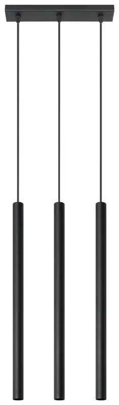 Lampa wisząca Pastelo 3 czarna Nie przegap