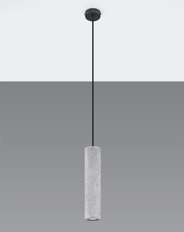 Lampa wisząca Luvo 1 szara Wyprzedaż