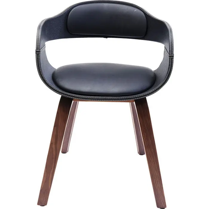 Dostępne od ręki Krzesło z podłokietnikiem Costa Walnut