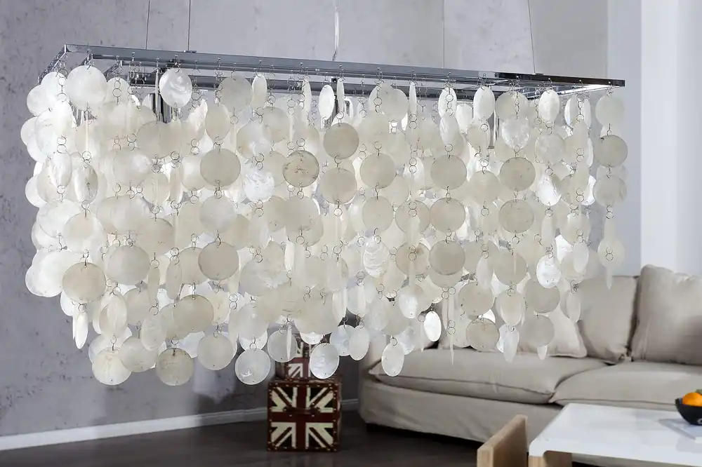 Kup teraz Lampa wisząca Shell Reflections 80 cm biała