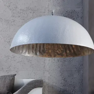 Lampa wisząca Sinus biało-srebrna 70 cm Zamów teraz