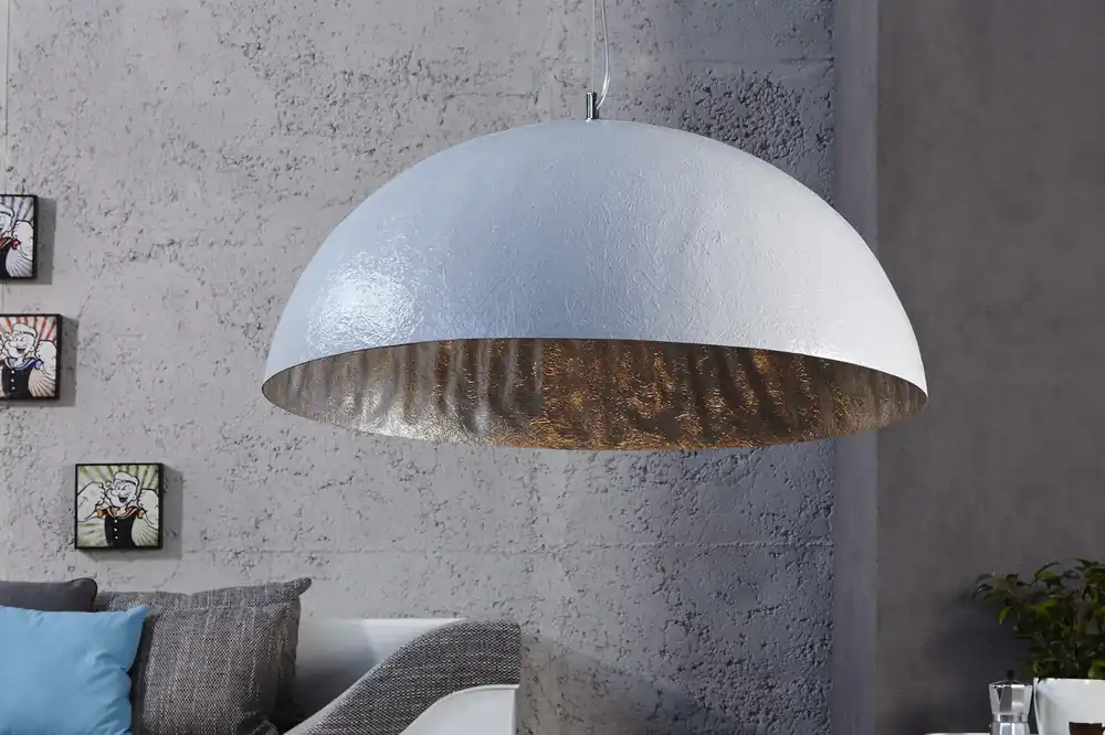 Lampa wisząca Sinus biało-srebrna 70 cm Zamów teraz