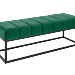 Ławka Petit Beaute 110cm aksamit szmaragdowy Invicta Okazja