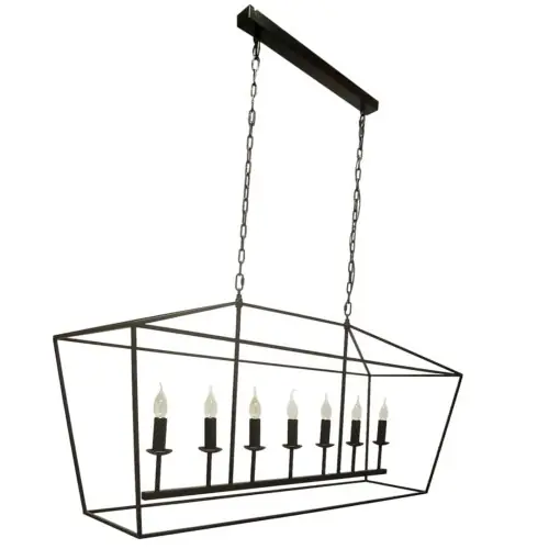 Oferta Lampa Sufitowa w Stylu Farmhouse Geen XL Czarna