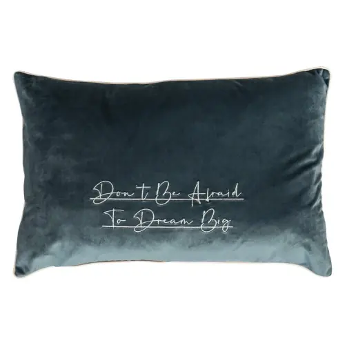 Super okazja Poduszka z Haftem Don't Be Afraid to Dream - dowolny kolor45x45 cm