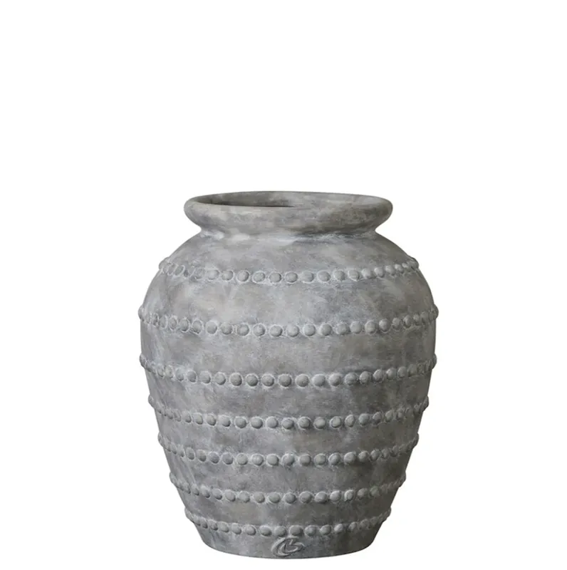Nowy DONICA ANNA FLOWER - SZARA - 40.5 x 40.5 x 48 CM - LENE BJERRE