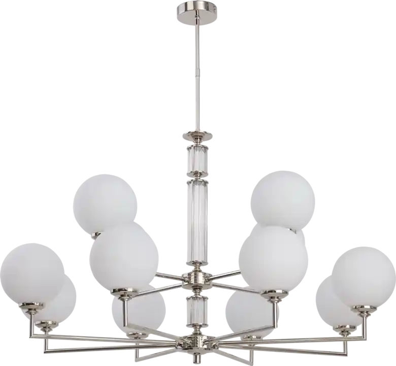 Ostatnie sztuki LAMPA WISZĄCA - ARTU GLASS - NIKLOWANY MOSIĄDZ - KUTEK MOOD