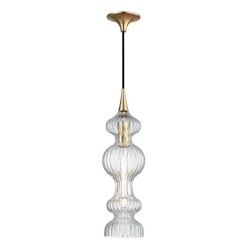 Lampa wisząca z transparentnego szkła 1 LIGHT Hudson Valley Lighting Nowość