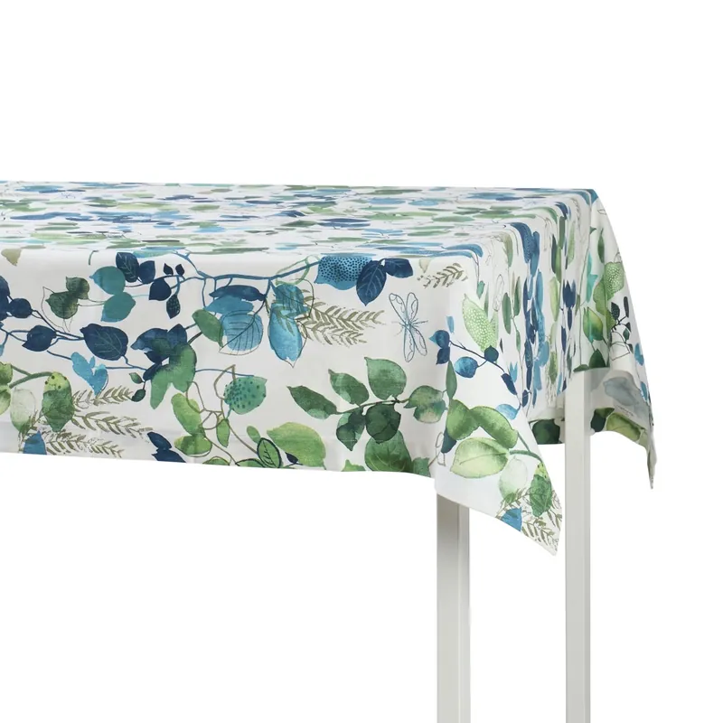 Hit sprzedaży OBRUS BAWEŁNIANY BLUE SPARROW- 130 x 300 CM - ROSEBERRY HOME