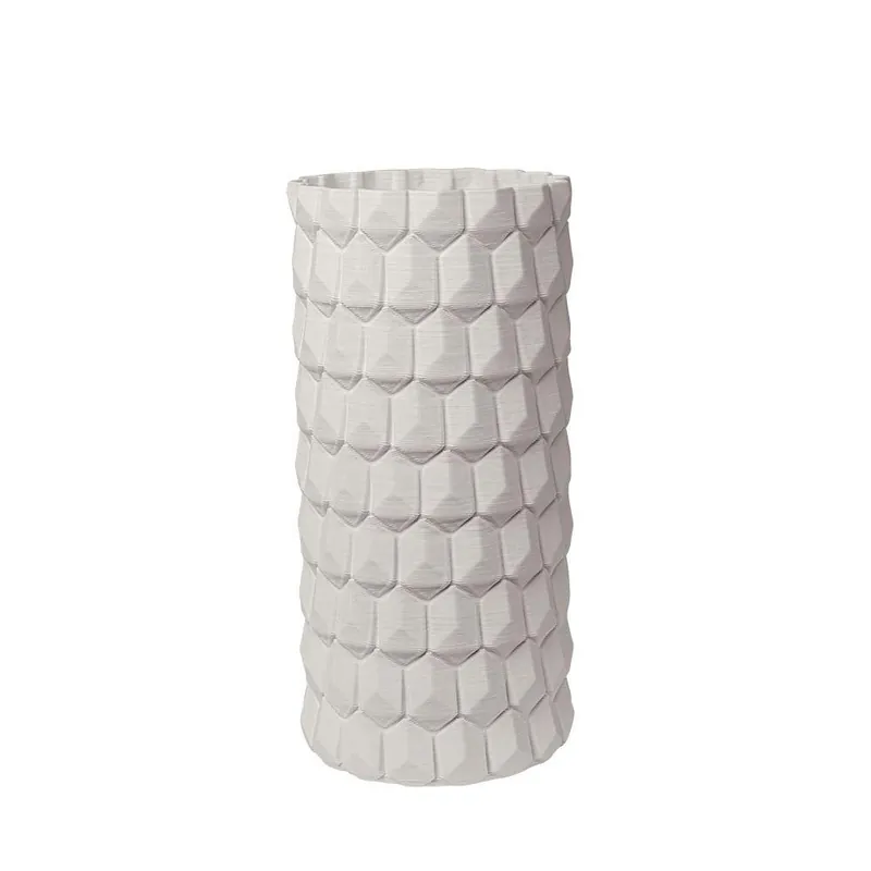 Wazon Truncus 38x19cm 3d biały Łatwy zwrot