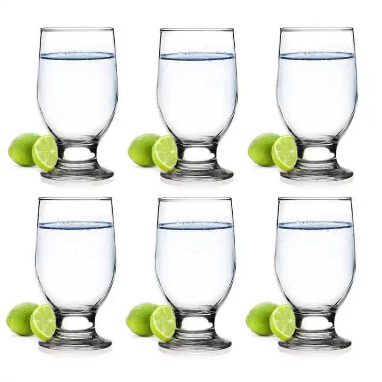 Szklanki na nóżce do wody Glasmark 270 ml komplet 6 sztuk Oferta czasowa