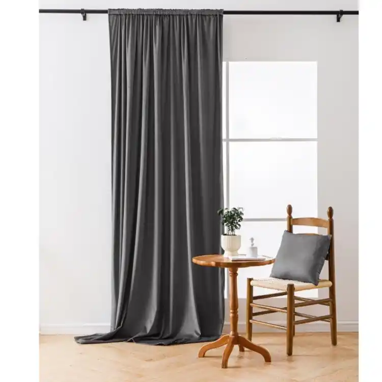 Zasłony zaciemniające na taśmie Cotton World Velvet na taśmie 140x250 cm szary Dostępne od ręki