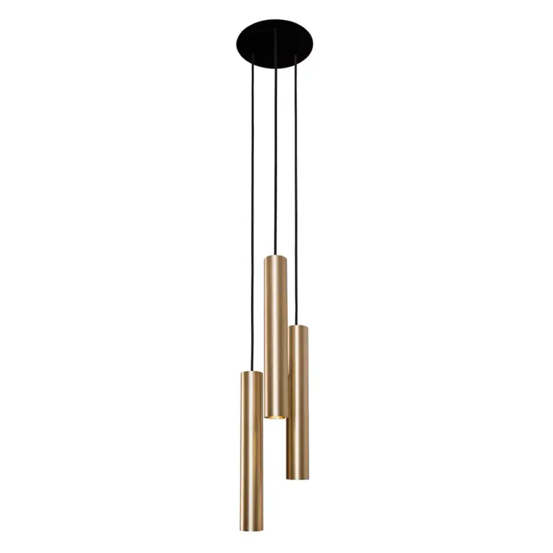 Hit sprzedaży Lampa wisząca Eye Solid kaskada x3 mosiądz 8915