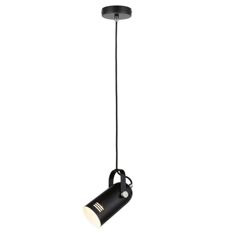 Lampa wisząca Nibbler w formie reflektora czarna Hit cenowy