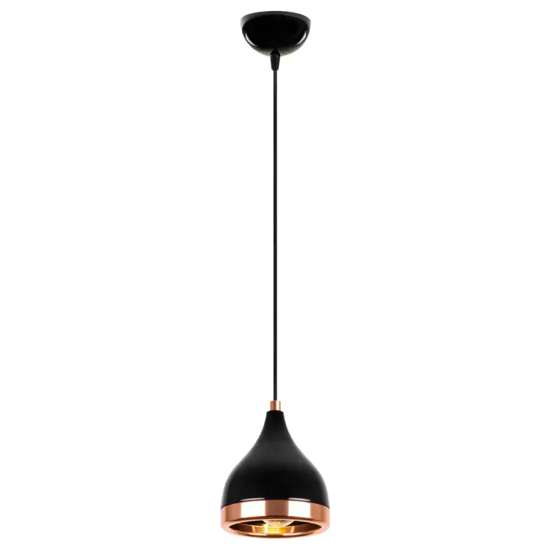 Hit cenowy Lampa sufitowa Queenie średnica 15 cm czarna/miedziana