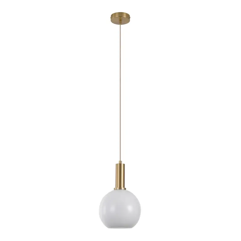 Lampa wisząca Gradoles kulisty mleczny klosz Nowość