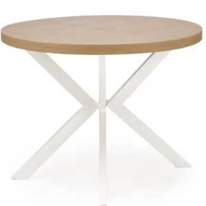 Dostępne od ręki Stół rozkładany Obereler 100-250x100 cm dąb złoty/ biały