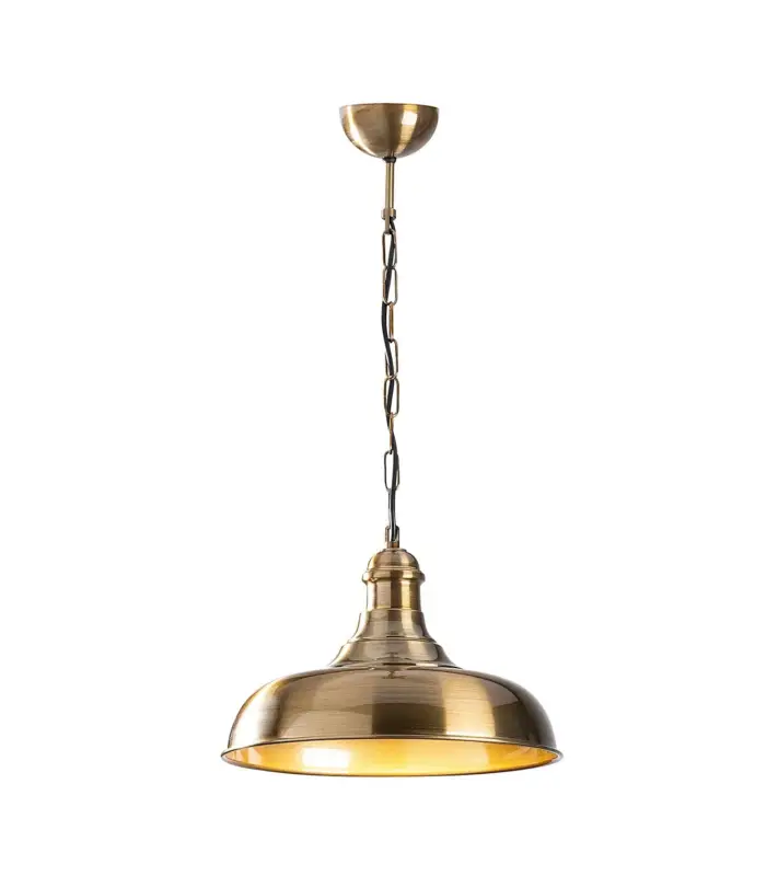 Lampa wisząca Helmude średnica klosza 32 cm złota Wysoka jakość