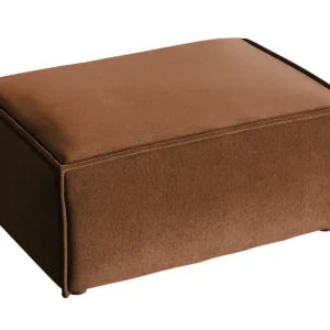 Sprawdź teraz Pufa Copertino 65x90 cm miedziana welur hydrofobowy