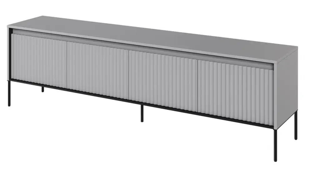 Szafka RTV Trend 193 cm z LED Szara Ekspresowa dostawa