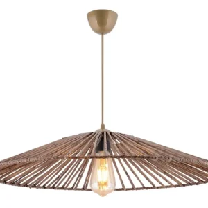 Lampa wisząca Duport średnica 61 cm bambusowy klosz Szybka dostawa