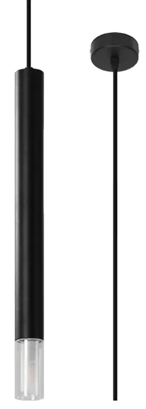 Ostatnie sztuki Lampa wisząca Lagga średnica 8 cm x1 czarna