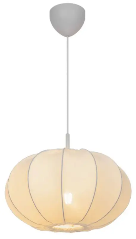 Lampa wisząca Aeron średnica 40 cm biała Ostatnie sztuki