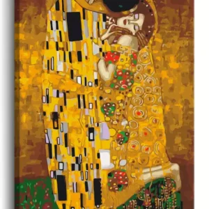 Tylko do końca tygodnia Obraz do malowania po numerach Pocałunek Gustav Klimt 60x40 cm