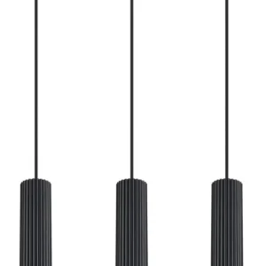 Obniżka ceny Lampa wisząca Karbon x3 czarna